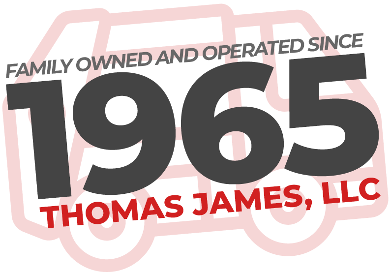 Family owned and operated since 1965 Thomas James icon image.